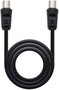 Nanocable Cable Coaxial 3C-2V de 1,8 m con Conector 9,5 mm Macho/Hembra